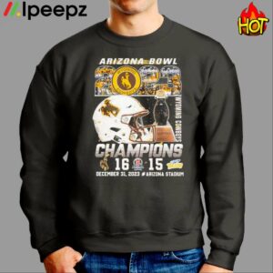 Arizona Bowl 2023 Wyoming Cowboys Champions Shirt