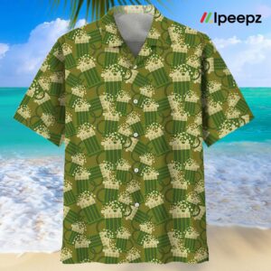 Beer Green Irish St. patrick’s Day Hawaiian Shirt