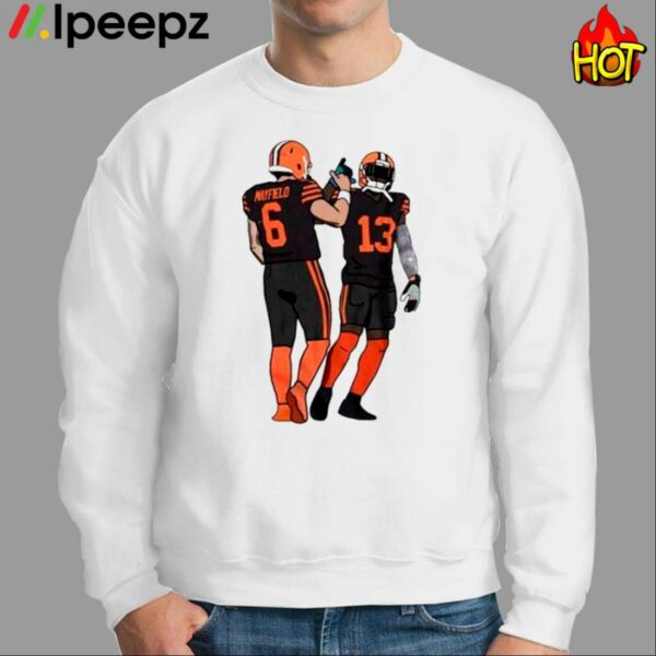 Browns Baker Mayfield And Odell Beckham Jr Best Friends Shirt