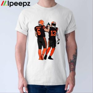 Browns Baker Mayfield And Odell Beckham Jr Best Friends Shirt