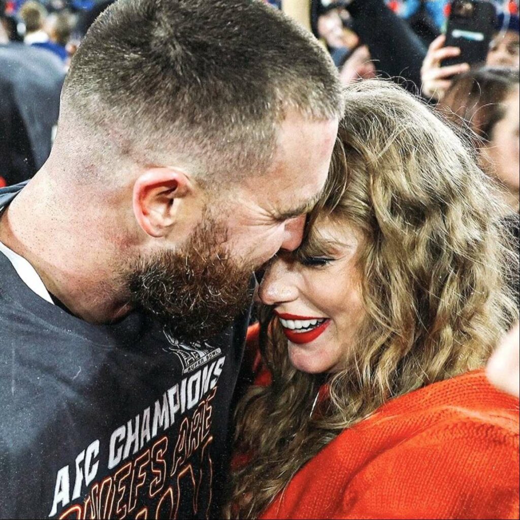 Celebrating Victory and Support Taylor Swift and Travis Kelce Share Heartfelt Moment