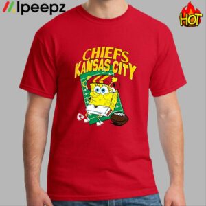 Chiefs Homage Super Bowl LVIII X Spongebob Squarepants Shirt