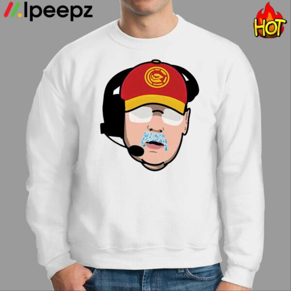 Coach Andy Reid Frozen Mustache Shirt