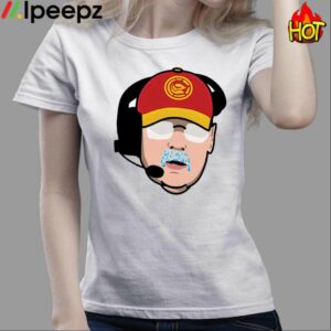 Coach Andy Reid Frozen Mustache Shirt