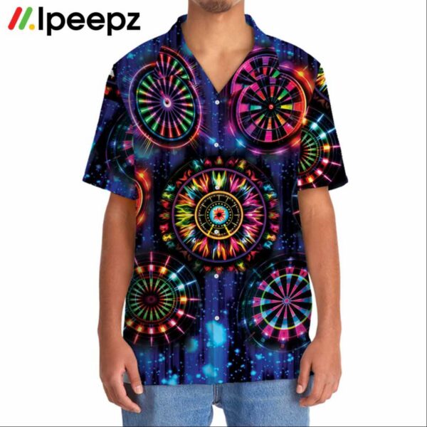 Dart Neon Light Happiness Hawaiian Shirt