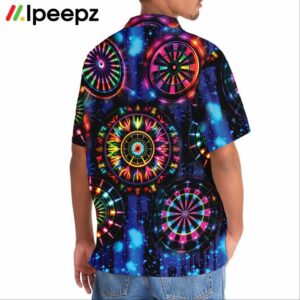 Dart Neon Light Happiness Hawaiian Shirt