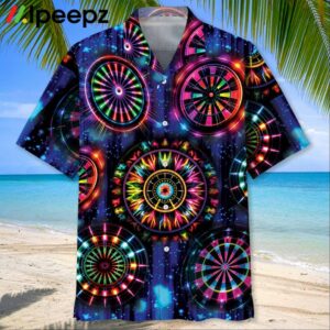 Dart Neon Light Happiness Hawaiian Shirt