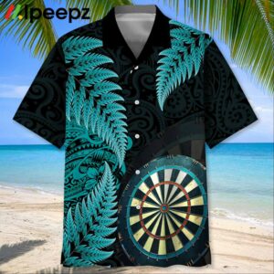 Dart Polynesian Blue Happiness Hawaiian Shirt