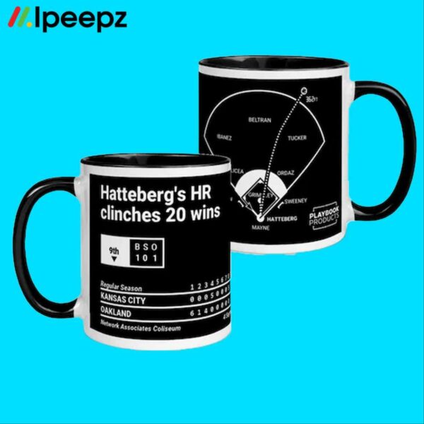 Greatest Athletics Plays Hatteberg’s HR clinches 20 wins Mug