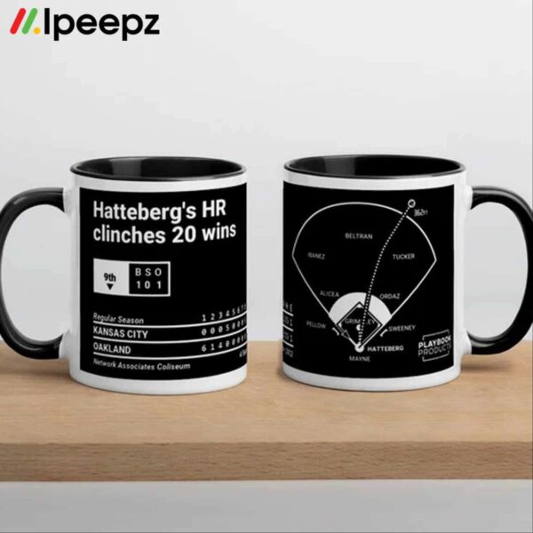 Greatest Athletics Plays Hatteberg’s HR clinches 20 wins Mug