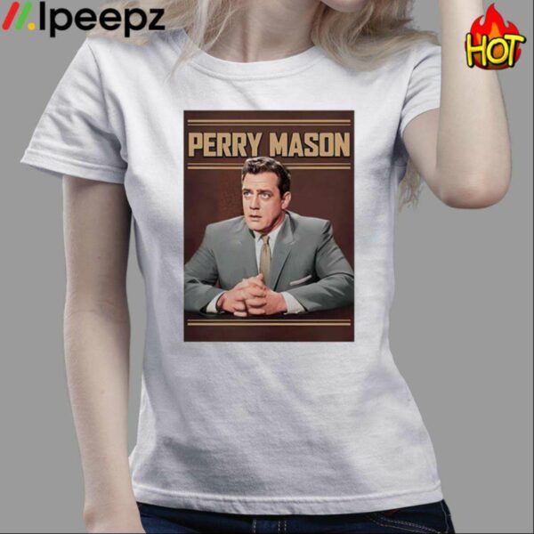 Liz Churchill Perry Mason Tv Series 1957 Poster Shirt