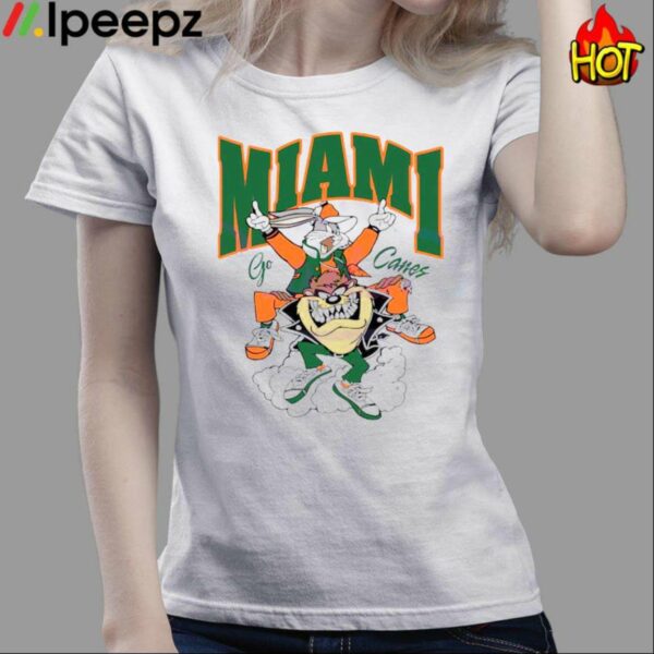 Looney Tunes Miami Go Canes Shirt