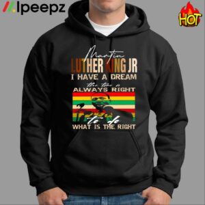 Martin Luther King Jr I Have A Dream The Time Is Always Right What Is The Right Shirt 1