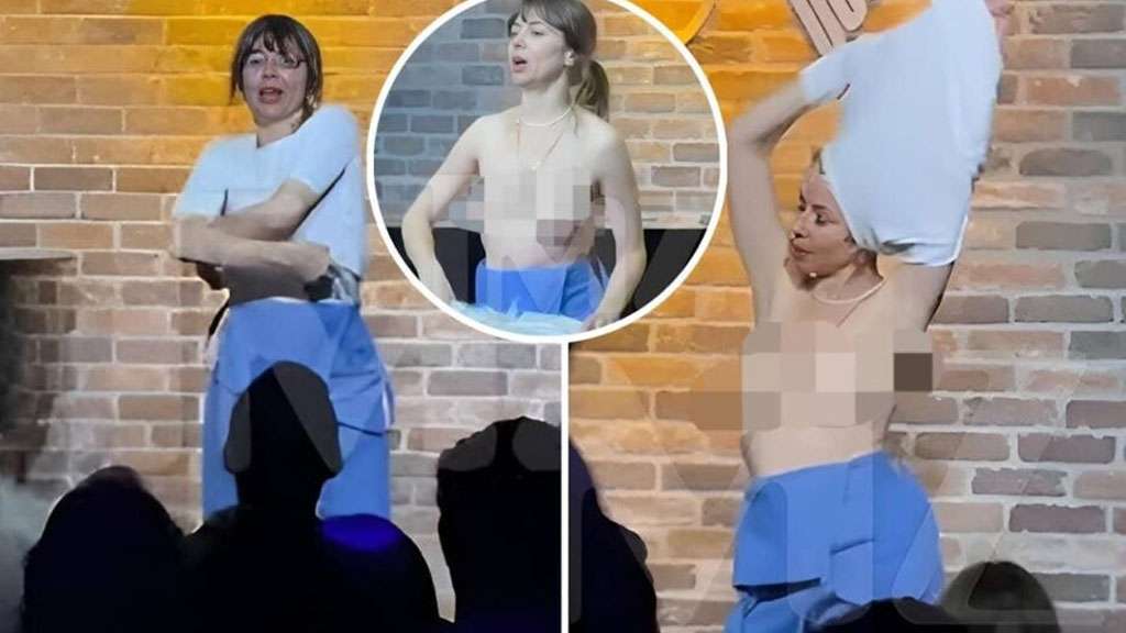 Natasha Leggero Stuns Audience as She Tears Off Shirt in Unforgettable Onstage Moment – Watch Now!