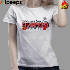 Ole Miss Rebels 2023 Peach Bowl Champions Shirt