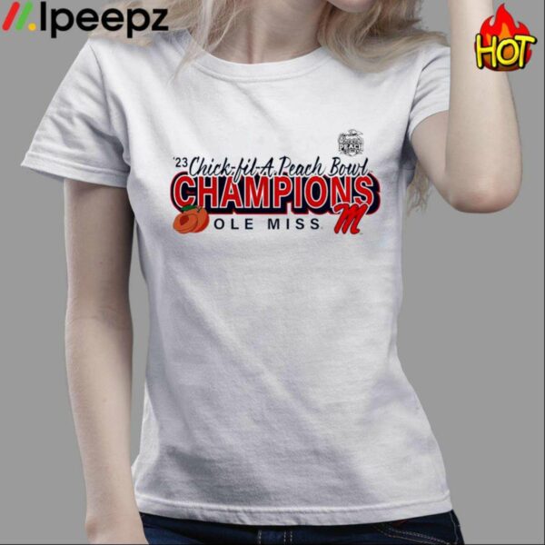 Miss Rebels 2023 Peach Bowl Champions Shirt