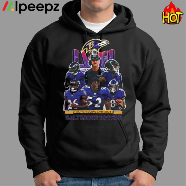 Super Bowl LVIII 2024 Ravens Shirt