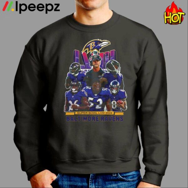 Super Bowl LVIII 2024 Ravens Shirt