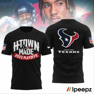 Texans H Town Made 2023 Playoffs Shirt