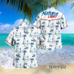 Tropical Natural Light Button Hawaiian Shirt