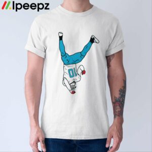 Tyreek Hill Miami Dolphins Football Backflip Shirt