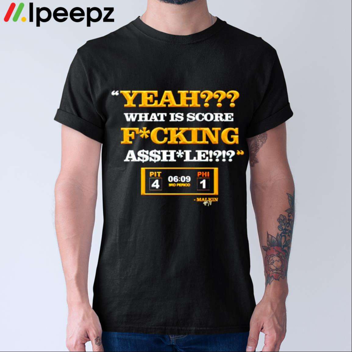 Yeah What Is Score Fucking Asshole Pittsburgh Steelers Shirt