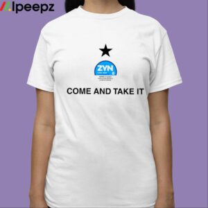 Zyn Cool Mint Come And Take It Chuck Shirt