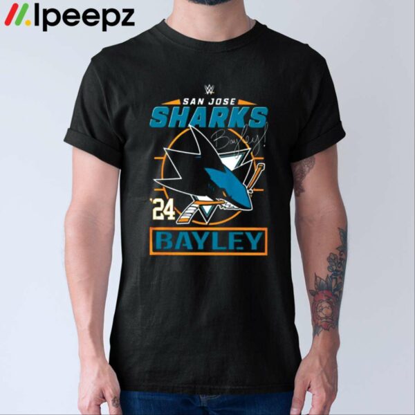 Bayley San Jose Sharks 24 Shirt