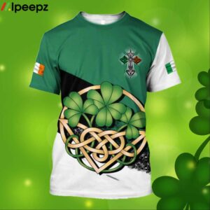 Celtic Cross Ireland St Patricks Day 3D Shirt