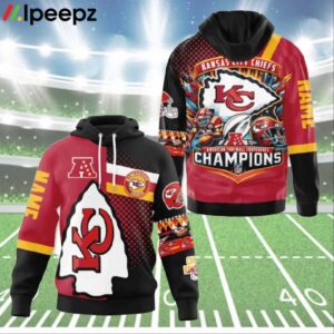 Chiefs Kingdom American Football Conference Champions 3D Hoodie