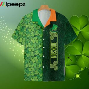 Customize Name Irish Saint Patrick Day 3D All Over Printed Hawaii Shirt