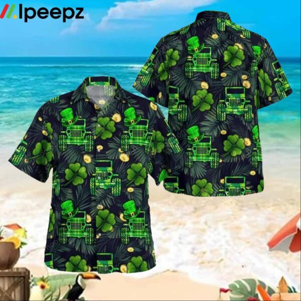 KJP St Patricks Day Hawaiian Aloha Shirt