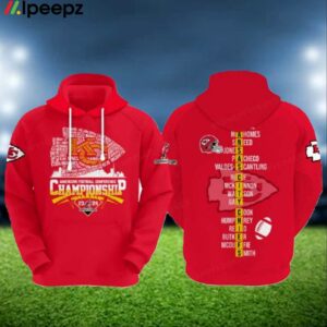 KC Chiefs American Football Conference Championship 2023 Hoodie