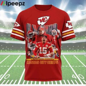 KC Chiefs Las Vegas Super Bowl LVIII 2024 All Over Print Shirt