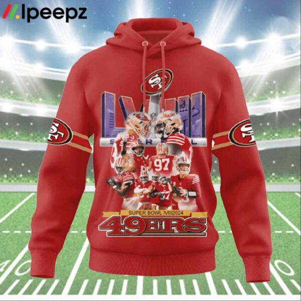 Las Vegas Super Bowl LVIII 2024 SF 49ers Hoodie