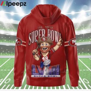 Las Vegas Super Bowl LVIII 2024 SF 49ers Hoodie