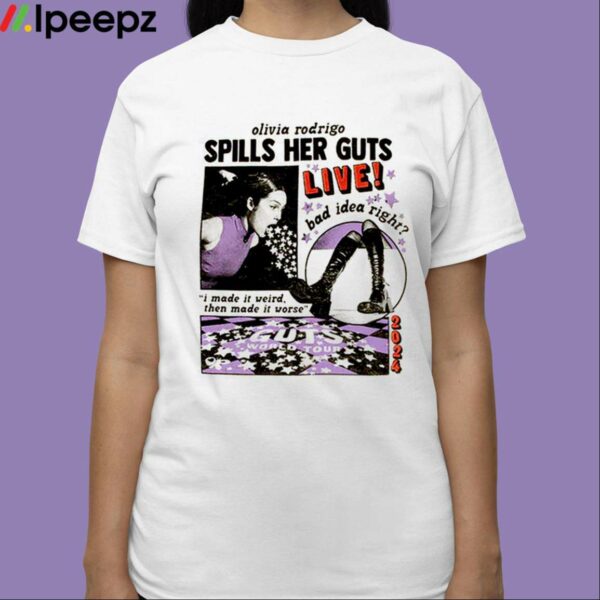 Olivia Rodrigo Spills Her Guts Live Shirt