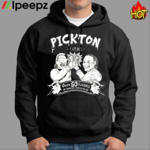 Robert Pickton Holding Hookery Smoked Bacon Shirt