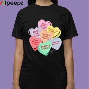 Shane Dawson Podcast Conspiracy Candy Heart Shirt