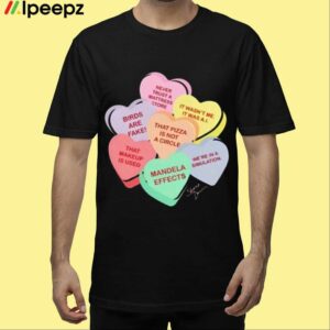 Shane Dawson Podcast Conspiracy Candy Heart Shirt