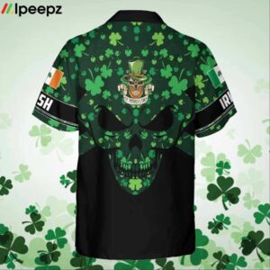 St Patricks Day Skull Hawaiian Shirt