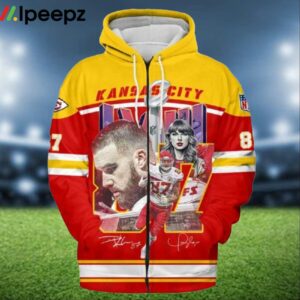 Taylor Travis Kelce Signature Chiefs Super Bowl LVIII Hoodie