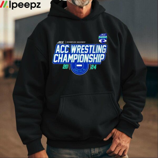 2024 Acc Wrestling Championships Chapel Hill Nc Logo Shirt