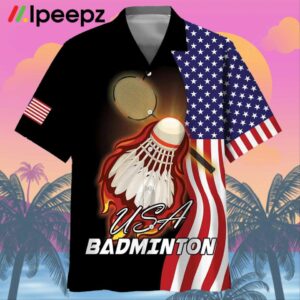 American Badminton Hawaiian Shirt