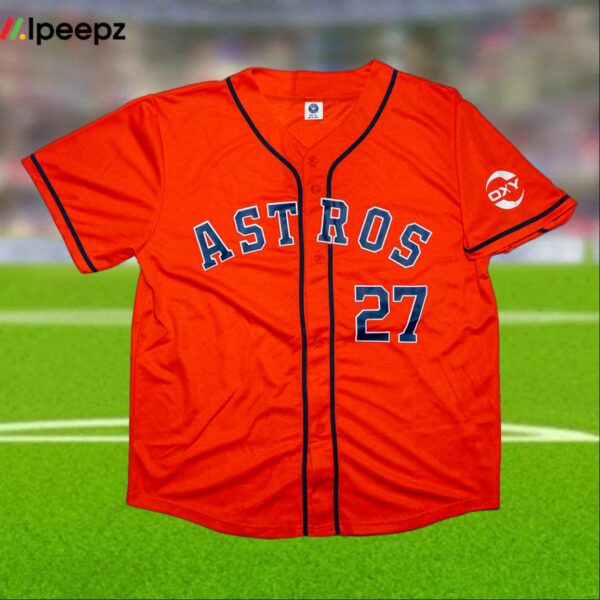Astros Jose Altuve Replica Orange Jersey 2024 Giveaway