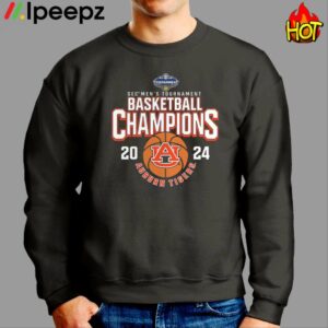 Auburn Tigers 2024 SEC Men's Basketball Conference Tournament Champions Shirt