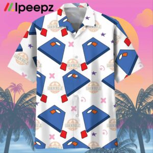 Cornhole Board Hawaiian Shirt