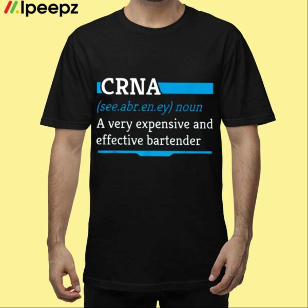 Crna A Very Expensive And Effective Bartender Shirt