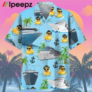 Funny Duck Cruise Hawaiian Shirt