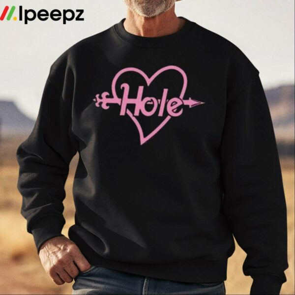 Heart Arrowed Hole Eye Shirt